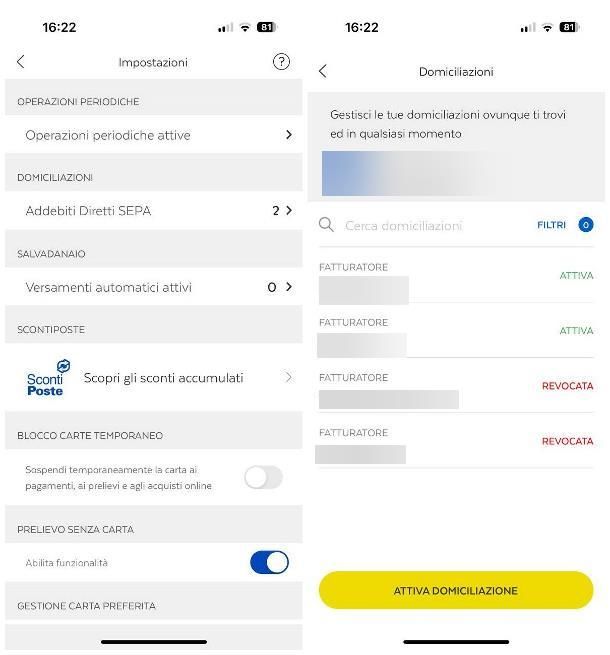 Come vedere abbonamenti attivi su Postepay Evolution: addebito diretto