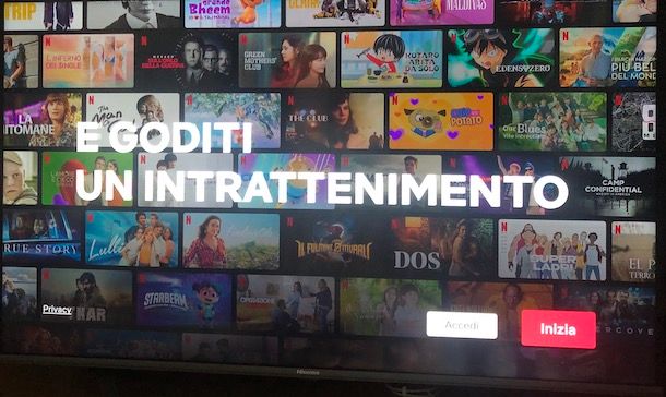 App Netflix su Smart TV