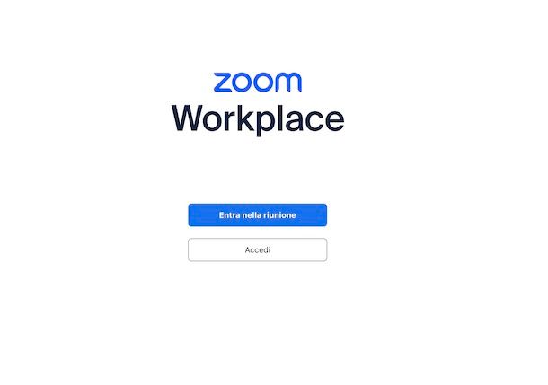 Zoom Web app