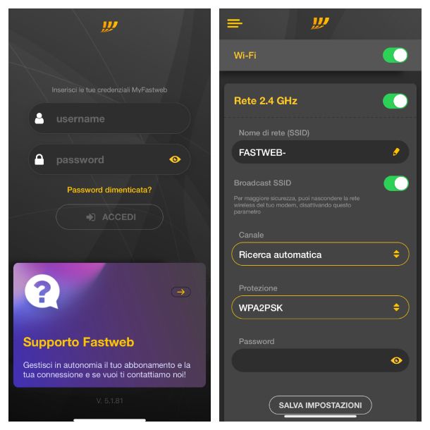 App MyFastweb