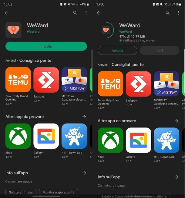 WeWard Android download
