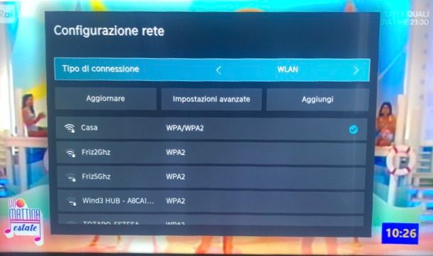 Connessione Internet Smart TV Hisense