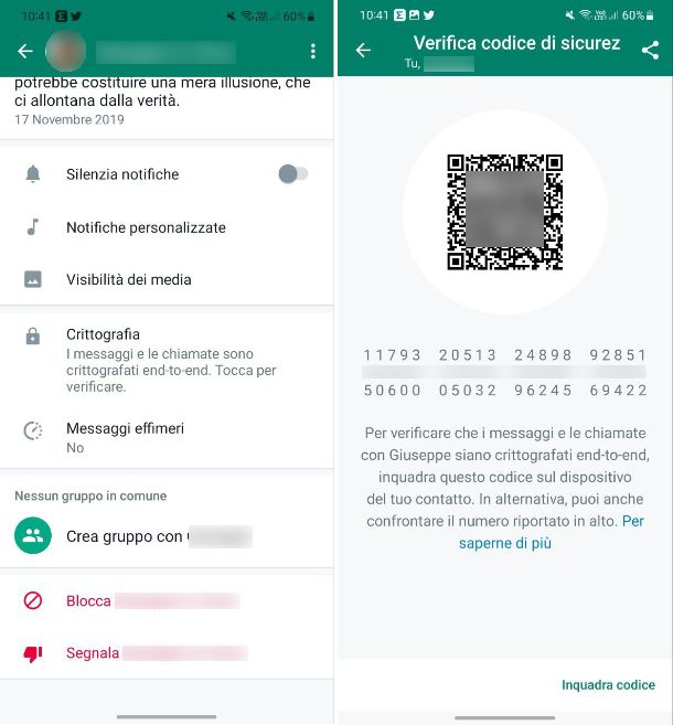 Come criptare un messaggio WhatsApp