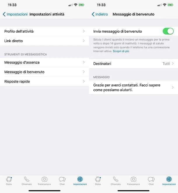 WhatApp Business iOS