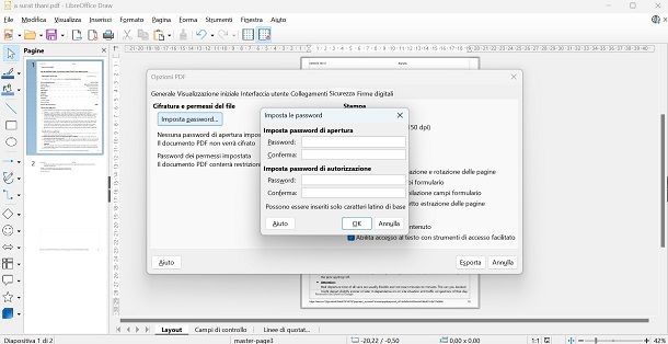 libreoffice password