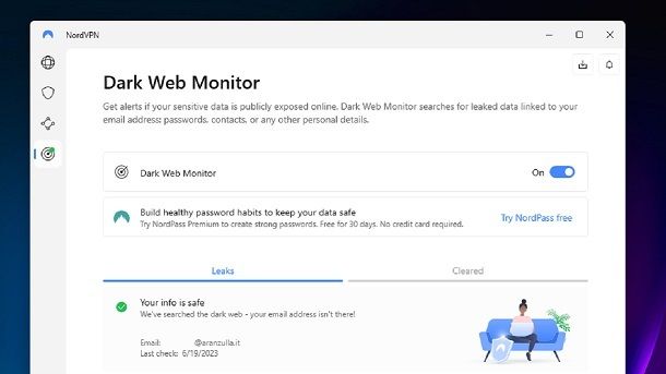 NordVPN Windows 11