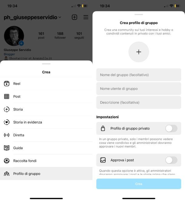 Come condividere un account Instagram con un'altra persona