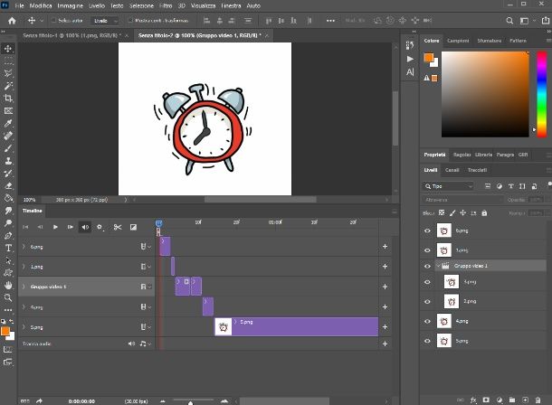 Timeline video