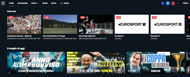 DAZN su pc