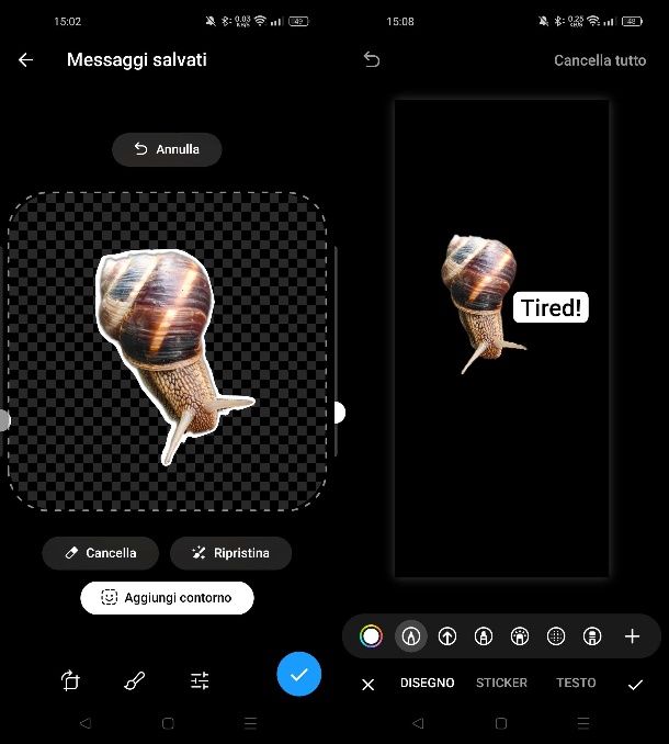 Come fare sticker con l'app Telegram