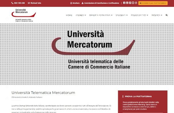 Università Telematica Mercatorum