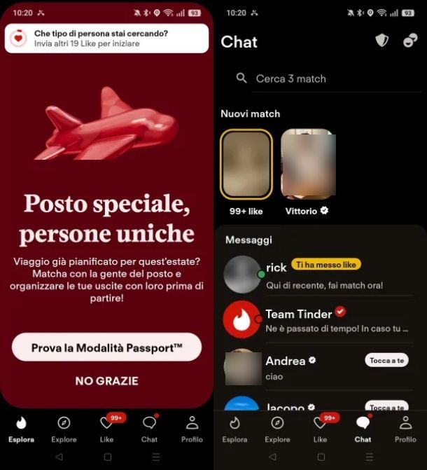 Come cercare una persona su Tinder con Match