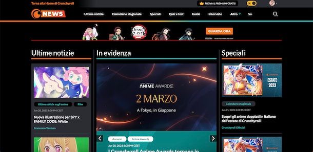 News di Crunchyroll