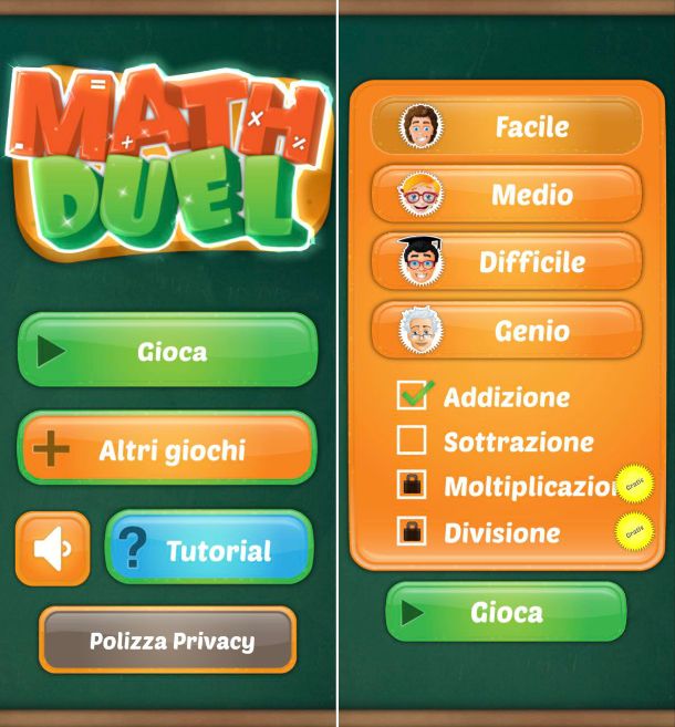 Altre app per allenare la mente matematica