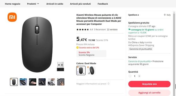 AliExpress Sito PC