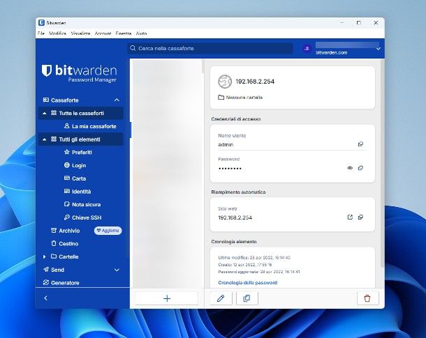 Programmi per password