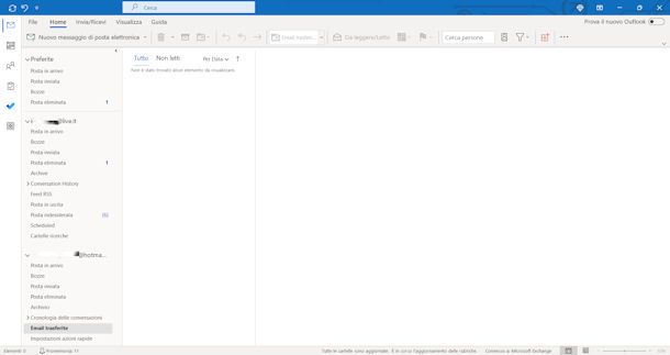 Come trasferire email Outlook su client Windows
