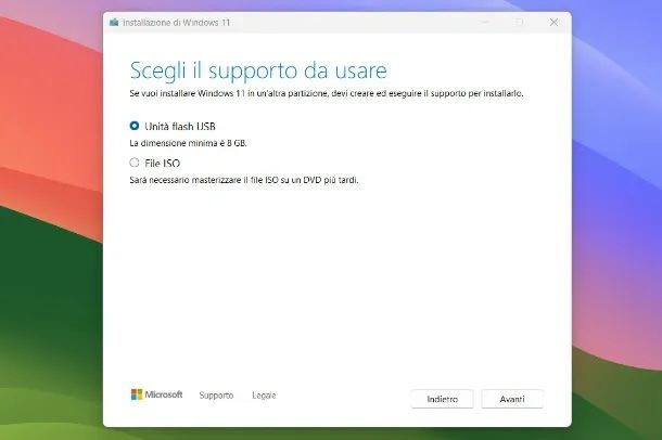 Resettare da USB