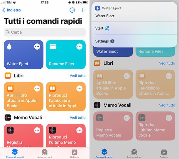 Comandi rapidi (iOS/iPadOS)