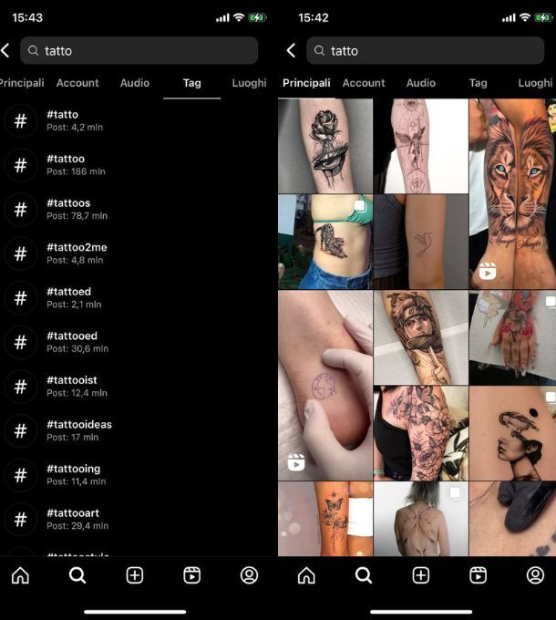 instagram tatto