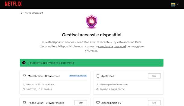 Dispositivi Netflix