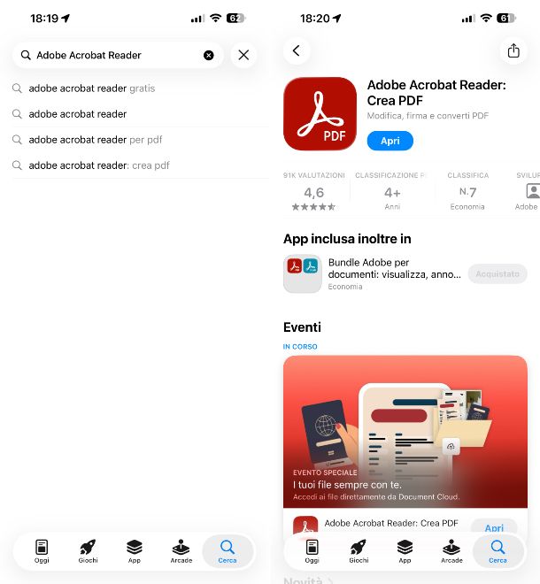 Adobe Reader iOS/iPadOS