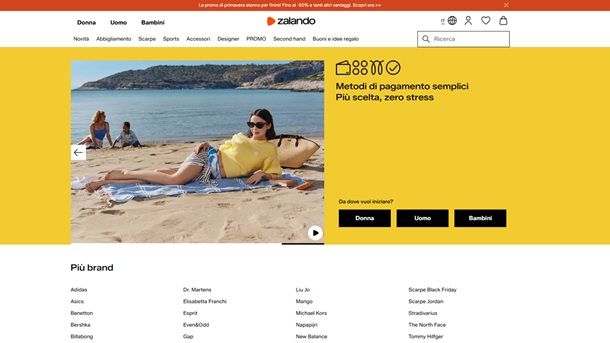 Siti per comprare online a poco prezzo abbigliamento