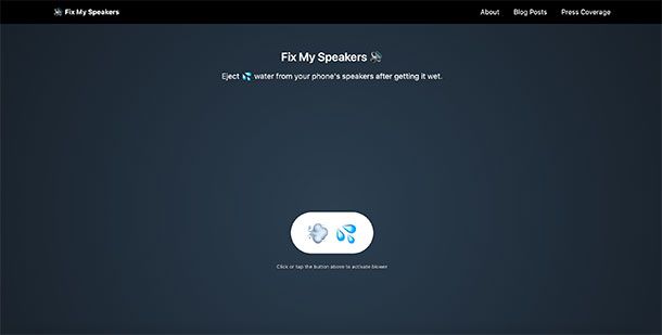 Fix My Speakers (Web)