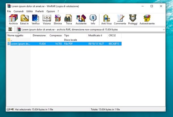 Altri programmi per estrarre file ZIP