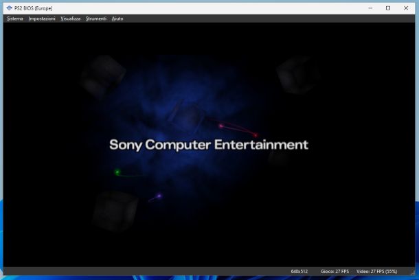 PCSX2 avvio da bios
