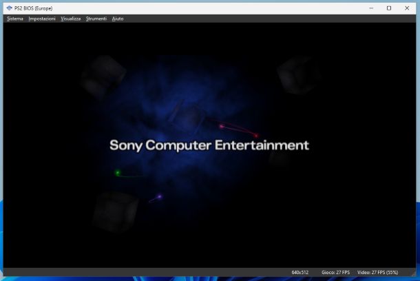 PCSX2 avvio da bios