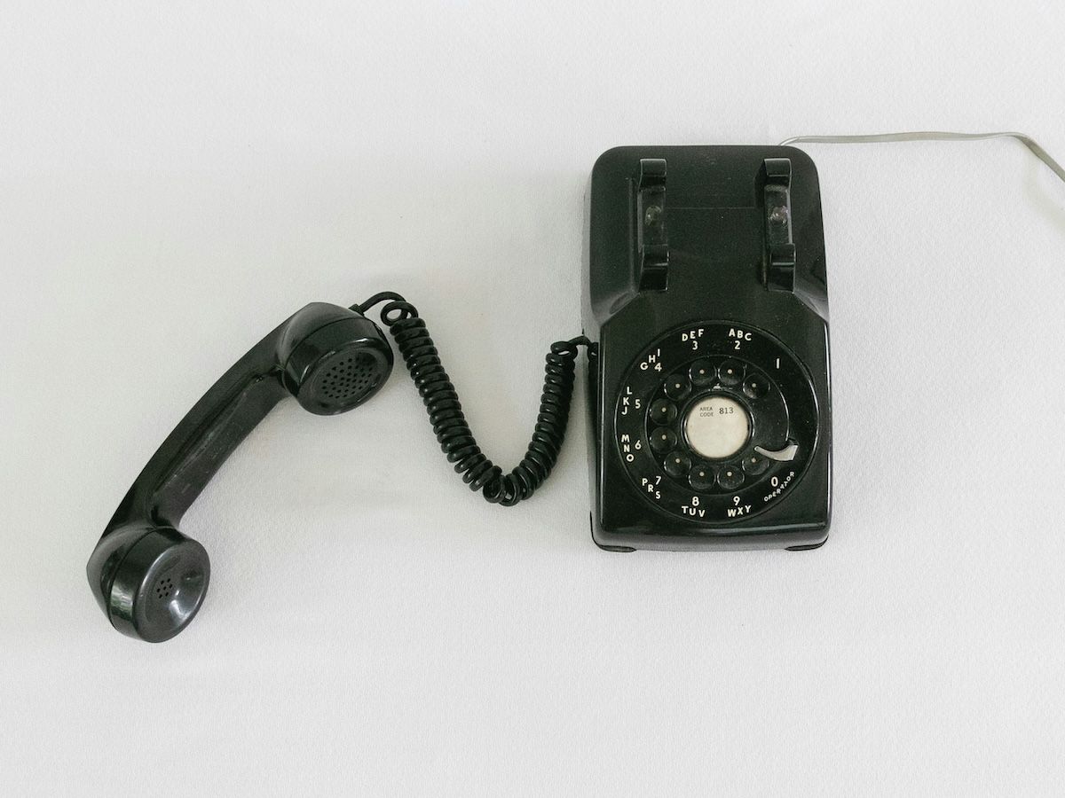 Vecchio telefono fisso