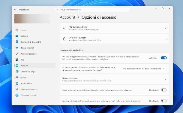 Come mettere la password al PC quando va in stand by