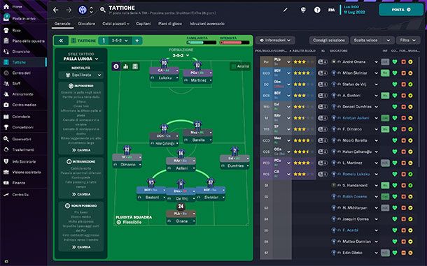 Migliori tattiche Football Manager: 3-5-2