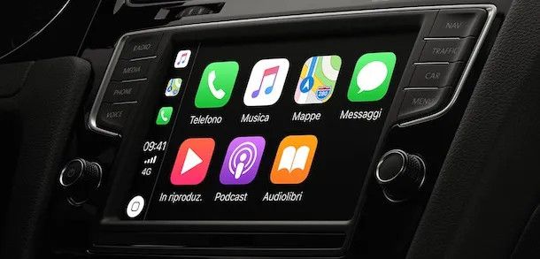 schermata CarPlay