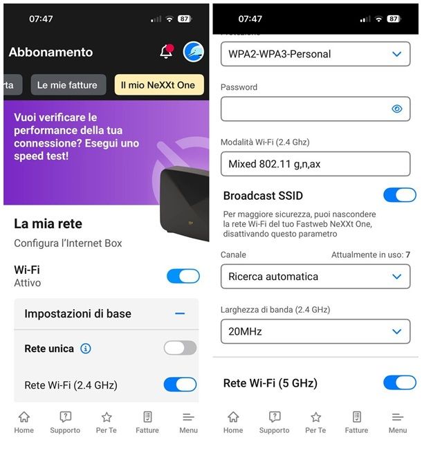 Come recuperare password WiFi Fastweb
