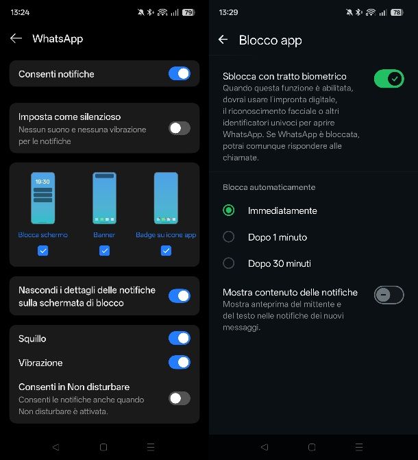 Come togliere anteprima messaggi WhatsApp: Android