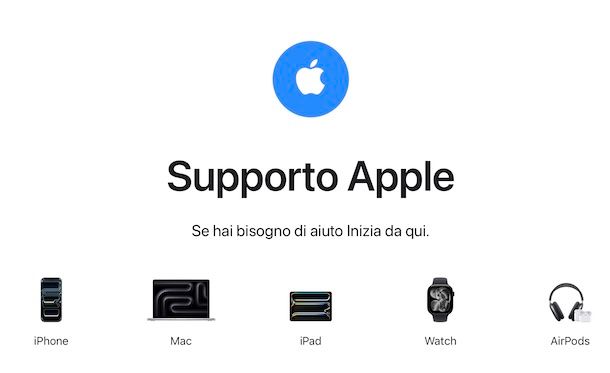 Supporto Apple