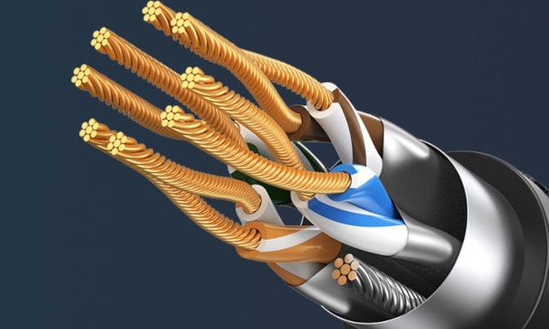 schermatura FPS di un cavo Etherent