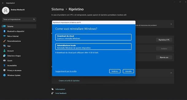 reinstallazionewin11