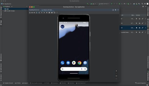 Android Studio — Disney+ app