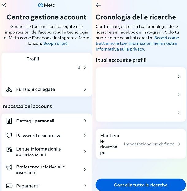 Come cancellare la cronologia di Instagram da iPhone