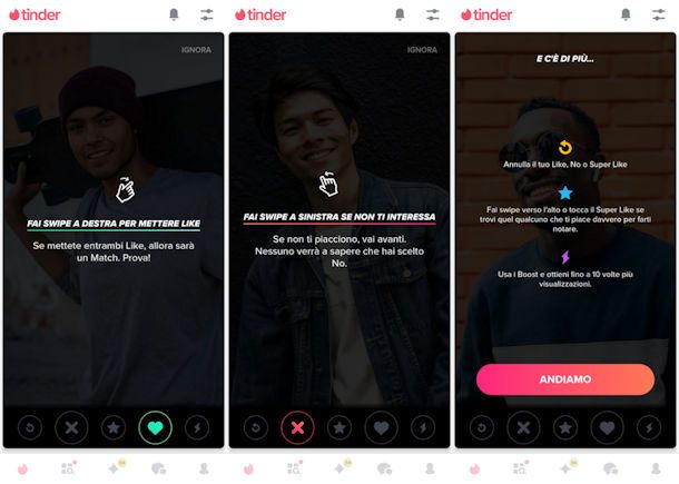 Come funziona Tinder match
