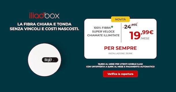 Offerta Iliad casa