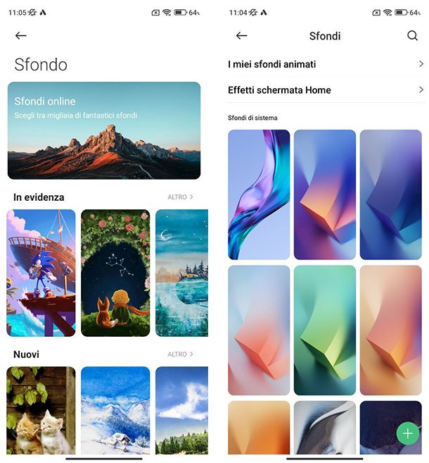Come impostare uno sfondo animato su Xiaomi