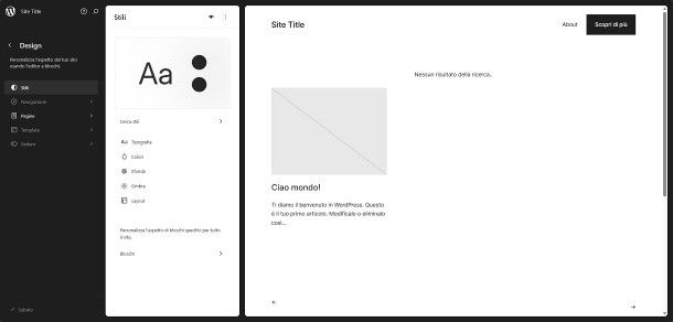 Come creare un sito Web con WordPress