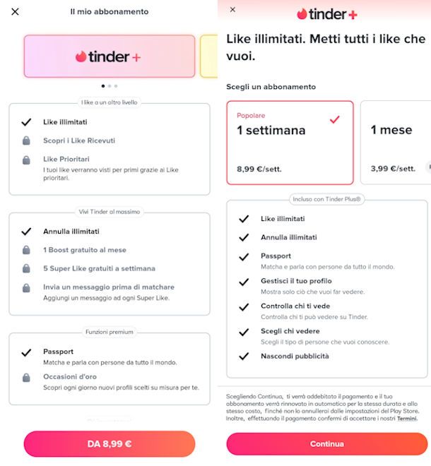 Come funziona Tinder Plus