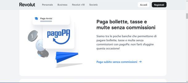 Revolut pagoPA