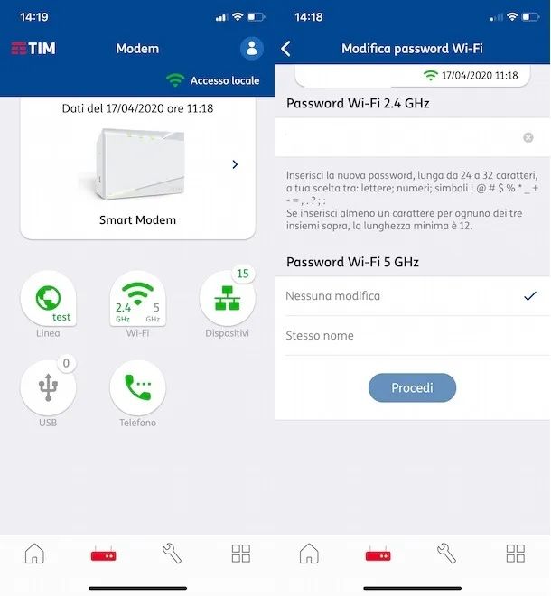 Come recuperare password WiFi