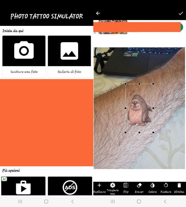 photo tattoo simulator